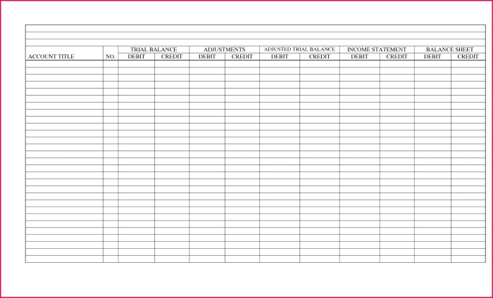 A worksheet is a multiple column form that facilitates the